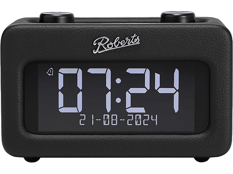 ROBERTS Revival Rest Radiowecker, Digital, DAB+, DAB, FM, Bluetooth, Schwarz