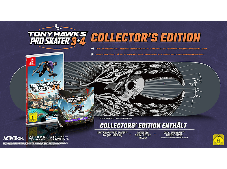 Tony Hawk's? Pro Skater? 3 + 4: Coillector's Edition - Nintendo Switch [Deutsch]
