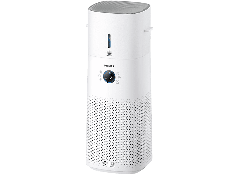 PHILIPS AC3737 2-in-1-Kombigerät zur Luftreinigung und -befeuchtung Weiss (42 W, Raumgröße: 131 m², HEPA-, Aktivkohle-, Vorfilter)