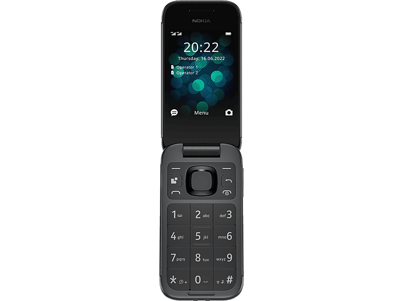 HMD 2660 Flip DS - 128 MB, Charcoal, 2.8'', 0.3 MP, 4G Handy – Diverse Smartphones & Handys – schwarz