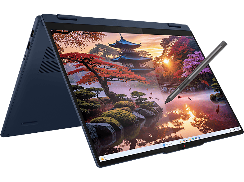 LENOVO-IDEA IdeaPad 5 2-in-1 16AKP10, Copilot+ PC, Convertible 2 in 1 Laptop, mit 16 Display Touchscreen, AMD Ryzen? AI 340 Prozessor, GB RAM, 512 SSD, Radeon? 840M, Cosmic Blue, Windows 11 Pro