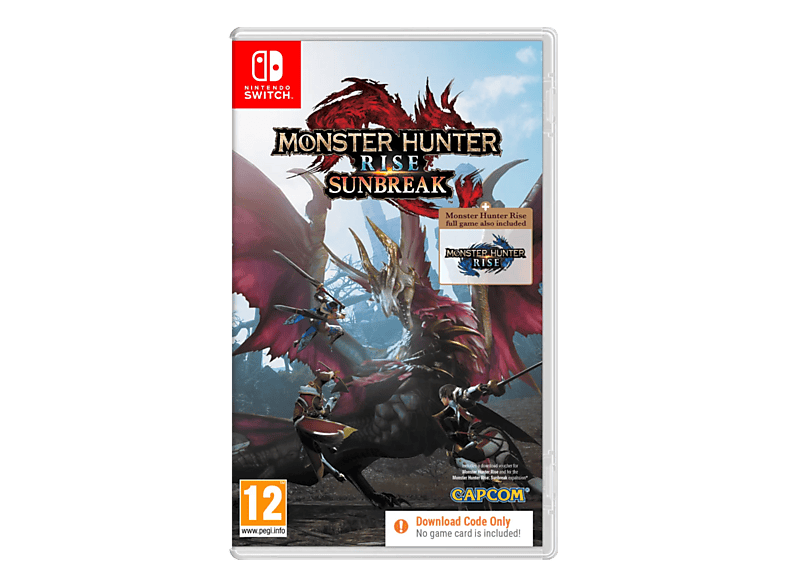 Monster Hunter Rise + Sunbreak DLC-Erweiterung (CiaB) - Nintendo Switch [Deutsch, Französisch, Italienisch]