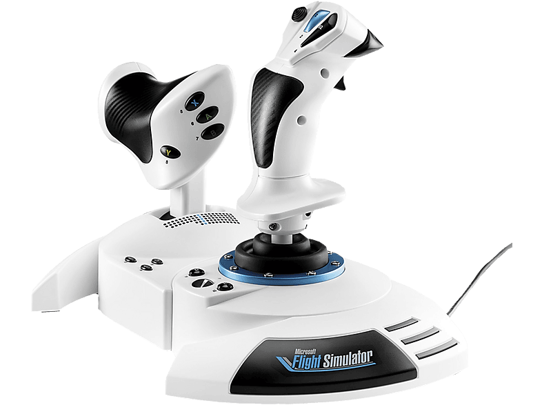 THRUSTMASTER T.Flight Hotas One Microsoft Flight Simulator Edition, Flugsimulator, Weiss