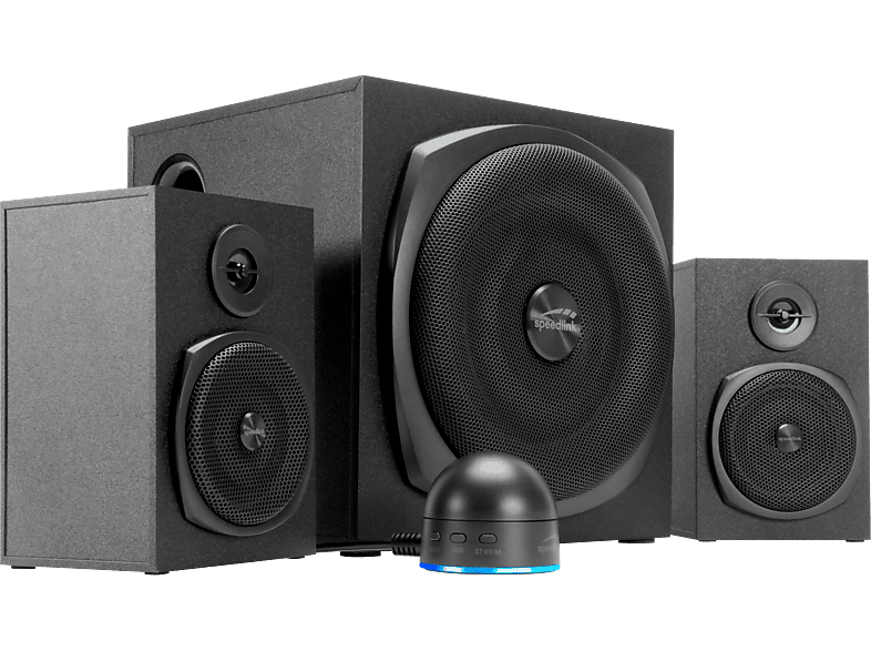 SPEEDLINK GRAVITY LT 2.1 SL-820009-BK Subwoofer System, Black