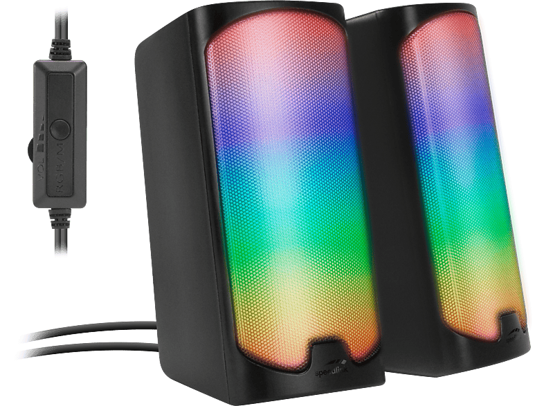 SPEEDLINK TONOS Gaming Speaker SL-810009-BK RGB, Stereo, Black