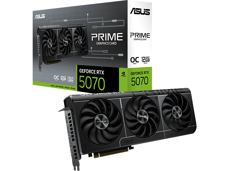 ASUS PRIME GeForce RTX 5070 12GB GDDR7 OC Edition (NVIDIA, Grafikkarte)