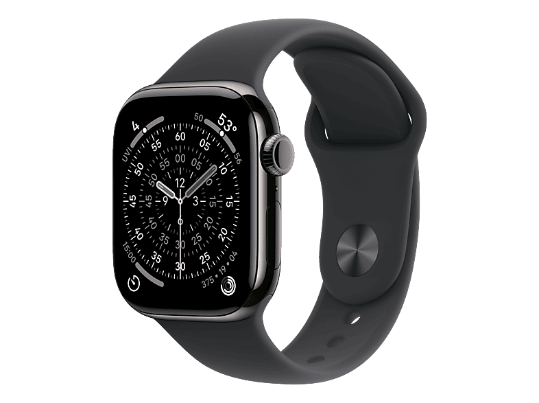 Apple Watch Series 11 GPS + Cellular Slate Titanium Case / Black Sport Band Watch Series 11