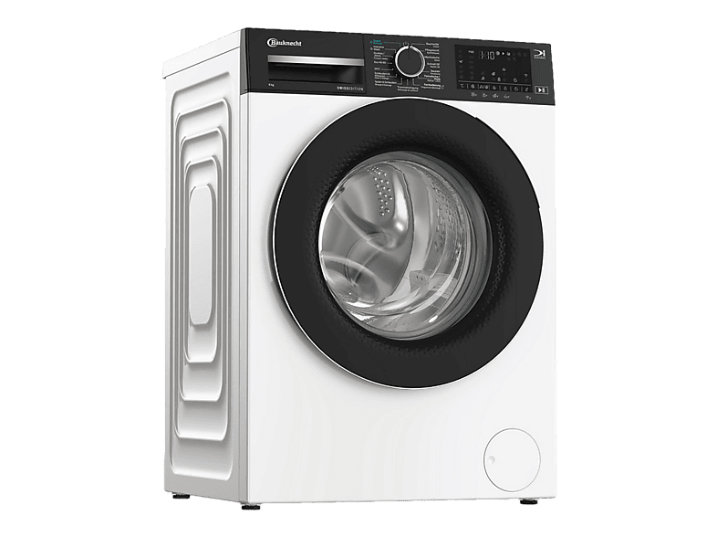 Bauknecht BKWM6108 Waschmaschine – Waschmaschine Frontlader – schwarz / weiss