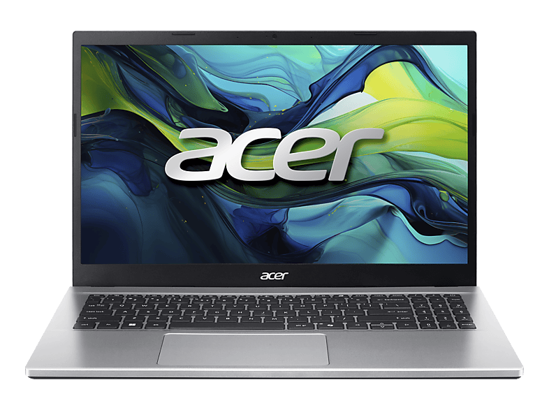 ACER Aspire Go 15 AG15-42P-R0L1, Notebook, mit 15.6 Display, AMD Ryzen? 5 7430U Prozessor (16 MB Cache, bis zu 4.3 GHz), 16 GB RAM, 512 SSD, Radeon? Onboard Graphics, Pure Silver, Windows 11 Home