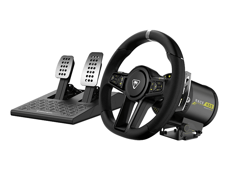 TURTLE BEACH VelocityOne? Race KD3, Racing-Lenkrad und Pedalen, Schwarz