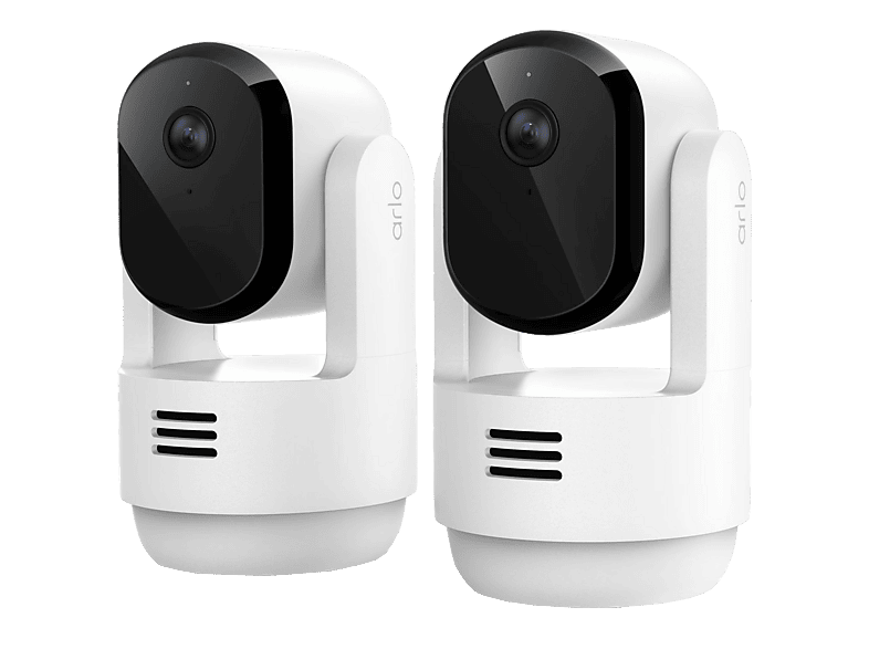 Arlo ESSENTIAL3 2K PTZ INDOOR SECURITY CAMERA 2-PACK Netzwerkkamera – Überwachungskamera – weiss