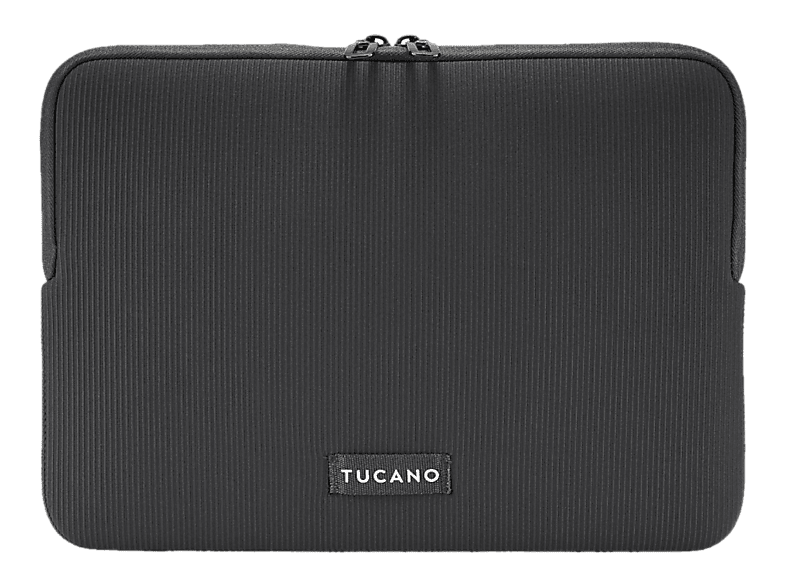 TUCANO Sleeve Colore 2 Notebook Sleeves für Apple Material teilweise aus recyceltem Plastik, Schwarz