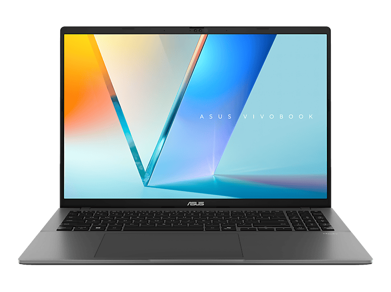 ASUS Vivobook S 16 M3607HA-SH080W, Notebook, mit Display, AMD Ryzen? 7 260 Prozessor (16 MB Cache, bis zu 5.1 GHz), GB RAM, 1 TB SSD, Radeon? 780M, Matte Gray, Windows 11 Home
