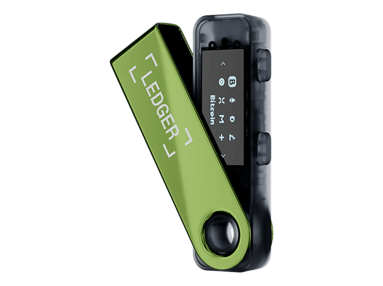 LEDGER Nano S Plus Krypto-Wallet Oxidate Green
