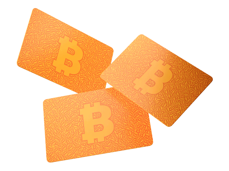 TANGEM 2.0 Card Wallet (3er Set) Hardware-Wallet BTC Orange