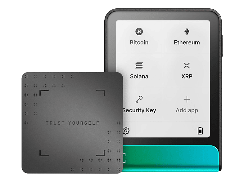 LEDGER Flex (inkl. Recovery Key) Krypto-Wallet Oxidate Green