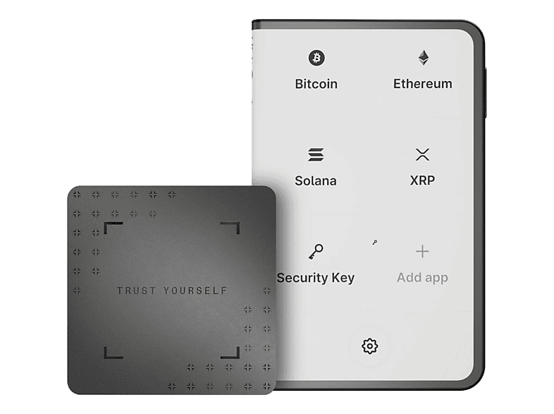 LEDGER Stax (inkl. Recovery Key) Krypto-Wallet Midnight Black