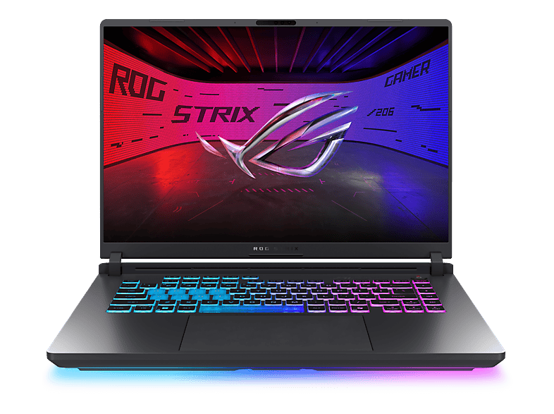 ASUS ROG Strix G16 G615LW-RV241W, Gaming Notebook, mit 16 Display, Intel® Core? Ultra 9 Prozessor 275HX (36 MB Cache, bis zu 5.40 GHz), 64 GB RAM, 2 TB SSD, NVIDIA GeForce RTX? 5080, Eclipse Gray, Windows 11 Home