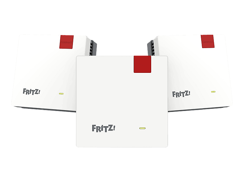 FRITZ! MESH SET 1600 3-PACK INT. CH WLAN AC Repeater – LAN & WLAN Router – weiss