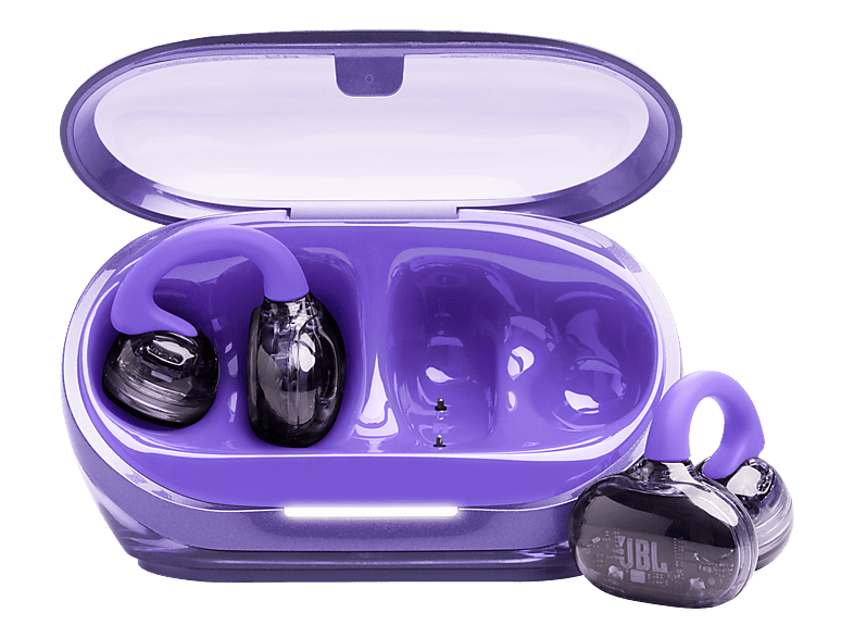 JBL Soundgear Clips, Open-ear True Wireless Kopfhörer Bluetooth Lila