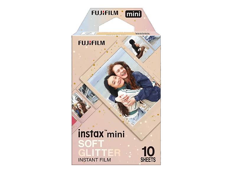 Fujifilm Instax Mini 10 Blatt Soft Glitter Sofortbildfilm – Sofortbildkamera/Polaroid Kamera