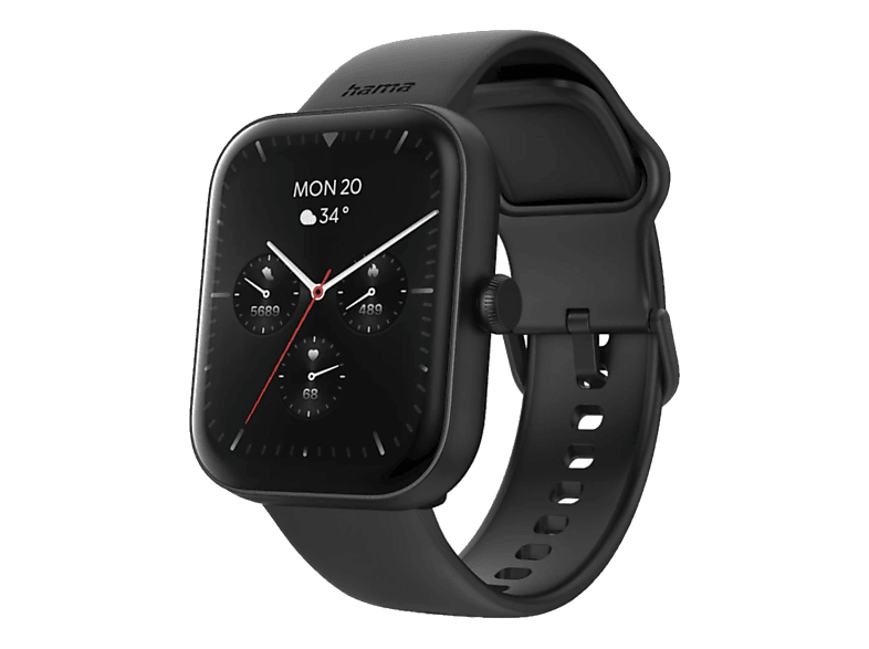 Hama 5000 Smartwatch Schwarz