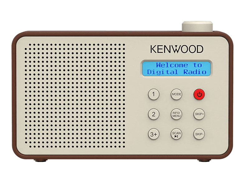 KENWOOD CR-M25DAB Tragbares DAB+ Radio mit ASA-Warnfunktion, Digital, DAB+, DAB, FM, Bluetooth, Mocca