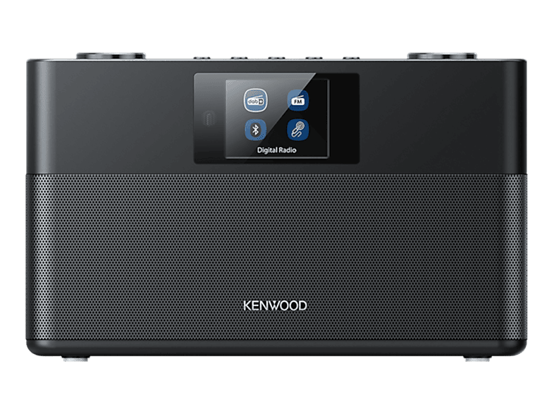 KENWOOD CR-ST85DAB Kompaktradio mit ASA-Warnfunktion, Digital, DAB+, DAB, FM, Bluetooth, Schwarz