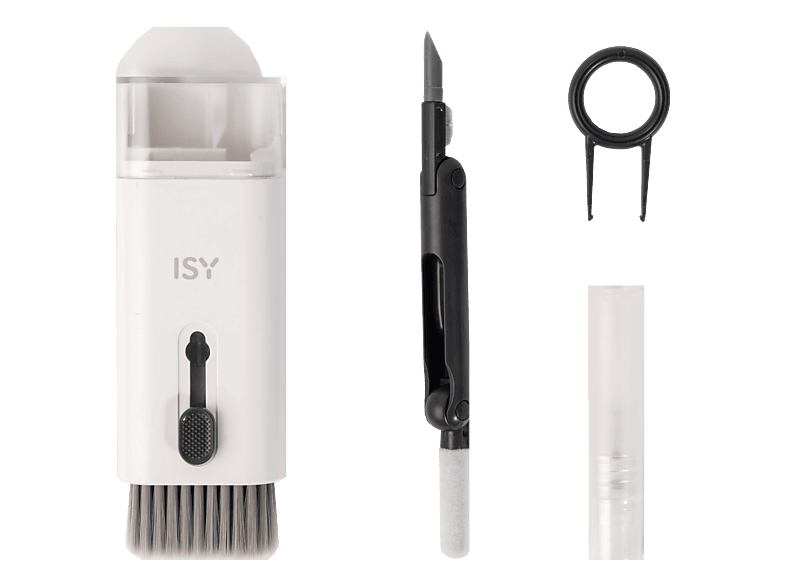ISY ICS-1000 7-in-1 Cleaning Set, Grau/Weiss