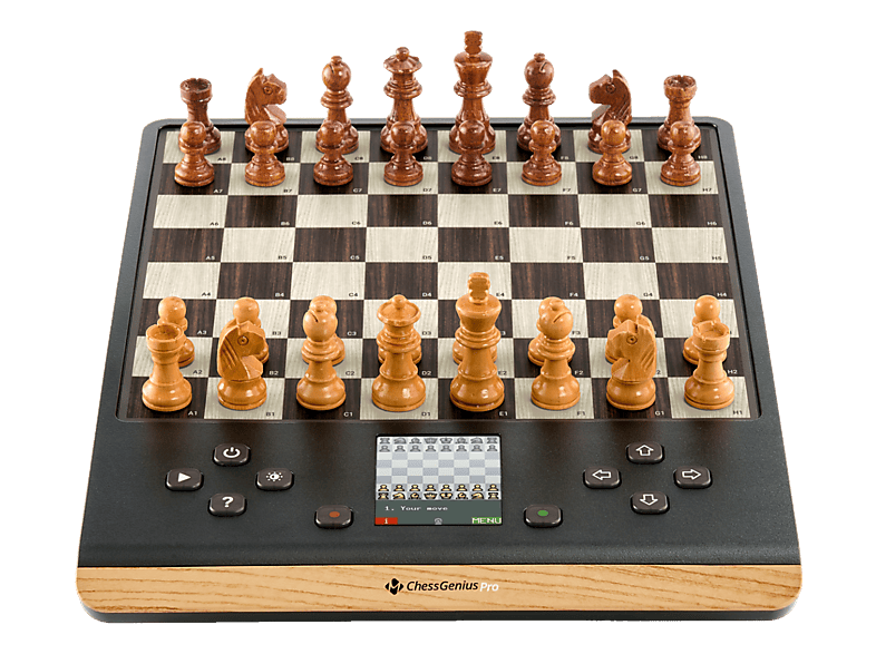 MILLENNIUM ChessGenius Pro 2024 Wood Edition Schachcomputer