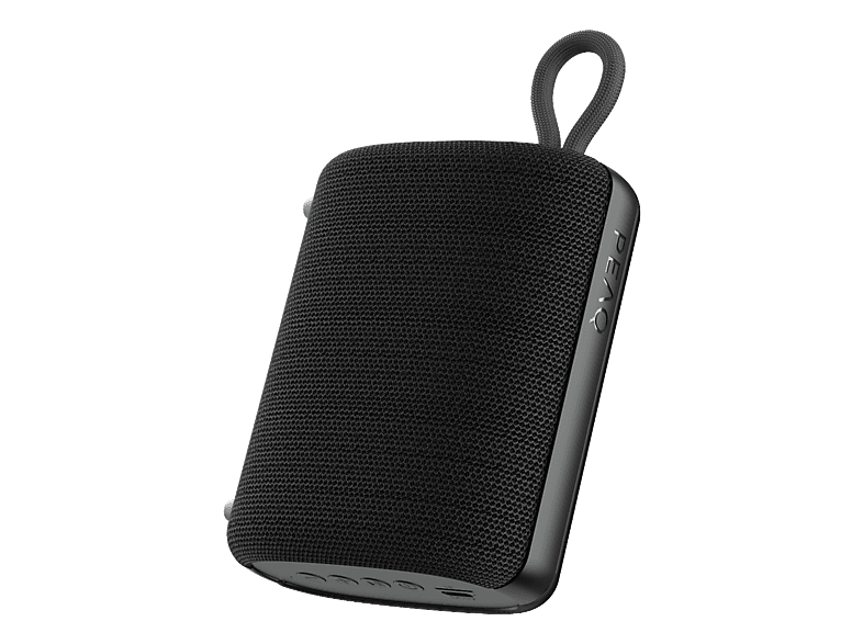 PEAQ PPA 106-BK Bluetooth-Lautsprecher, Schwarz