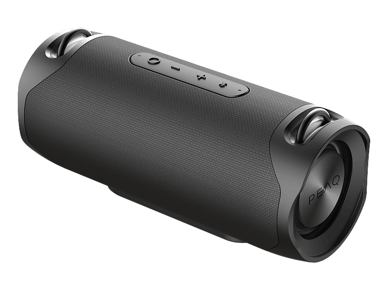PEAQ PPA 502 Bluetooth-Lautsprecher, Schwarz, Wasserfest