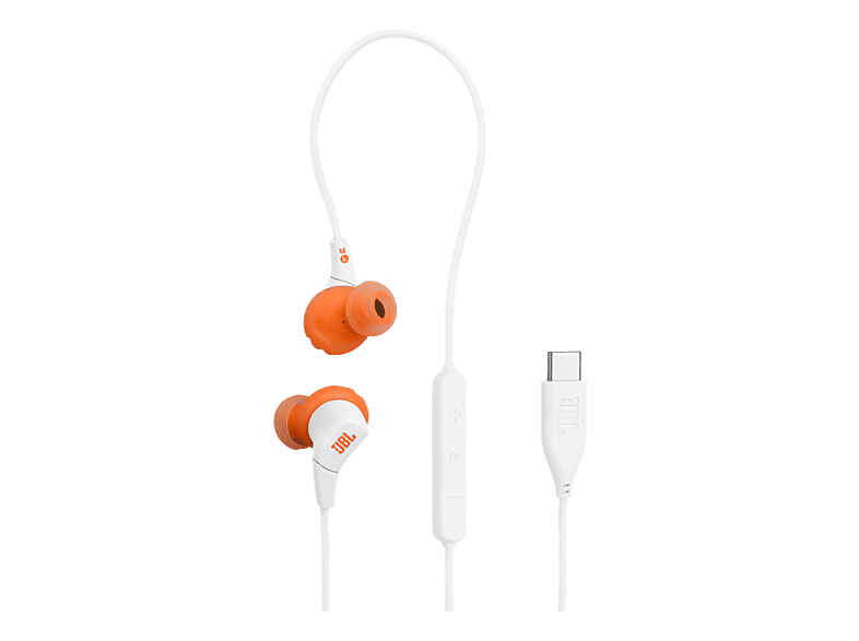 JBL Endurance Run 3C USB-C, In-ear Sport-Kopfhörer Schwarz/Grau