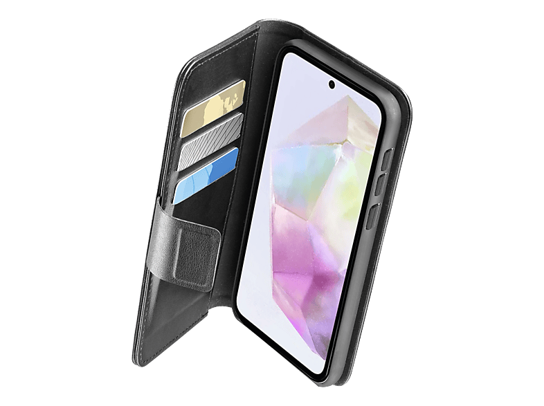 CELLULARLINE Book Agenda, Bookcover, Samsung, Galaxy A36/A56, Schwarz