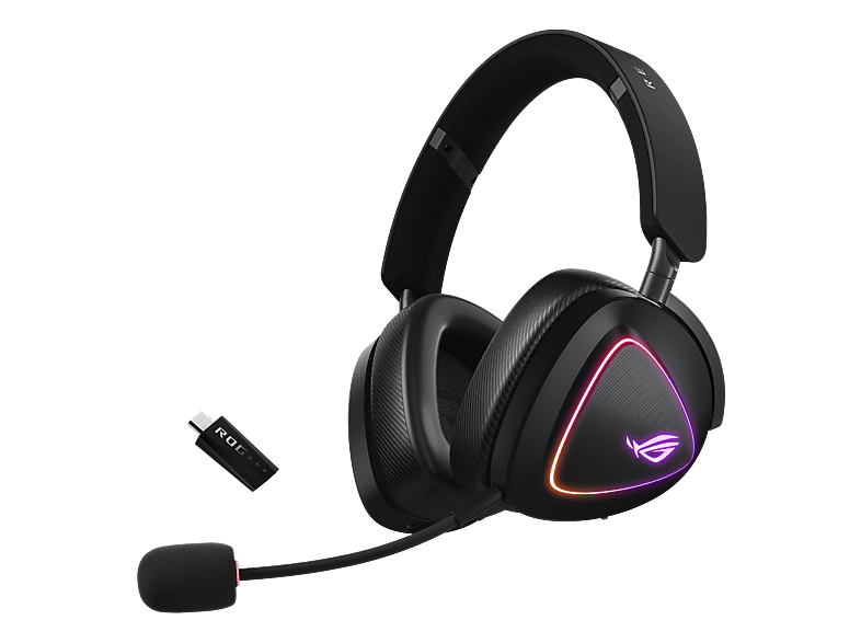 ASUS ROG Delta II, Over-ear Gaming-Headset Bluetooth Schwarz