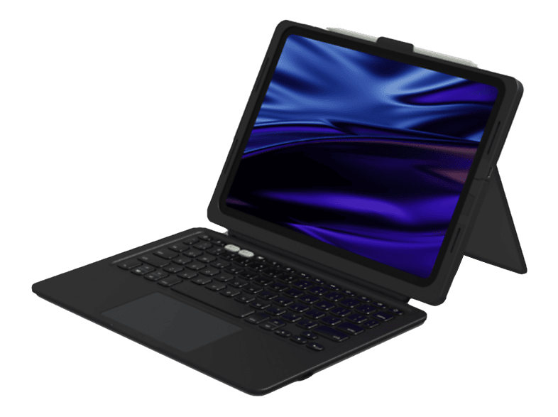 ZAGG Pro Keys Connect iPad Pro13 M4 (CH) Tablet-Tastatur mit Schutzhülle Schwarz