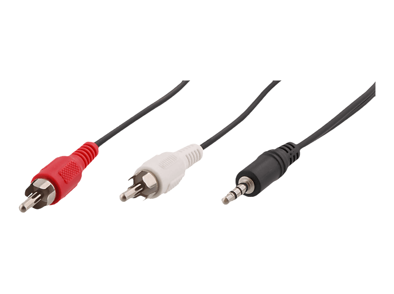 TNB CJACKRCA12 Audio-Adapterkabel 1,2m Schwarz