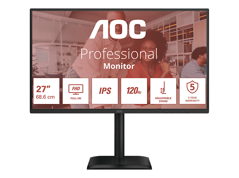 AOC 27E4U 27 Full-HD Monitor (4 ms Reaktionszeit, 120 Hz)