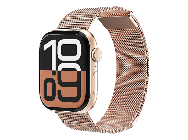 VONMÄHLEN Milanese Loop 2 (Watch 40/41/42 mm), Armband, Apple, Rosegold