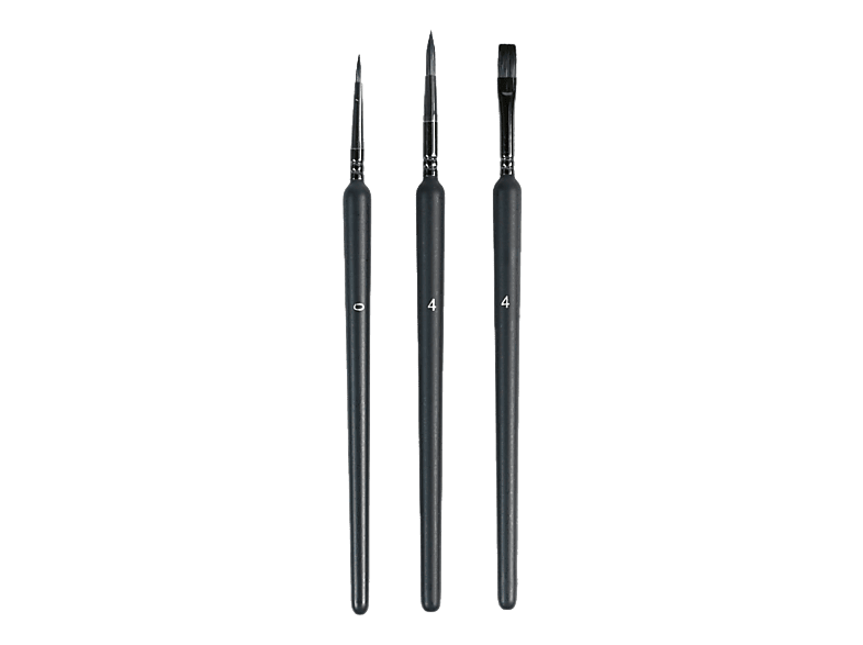 Loklik HH-YLBS-0001-US-L 3 st. Rigger, Rund, FlachPinsel