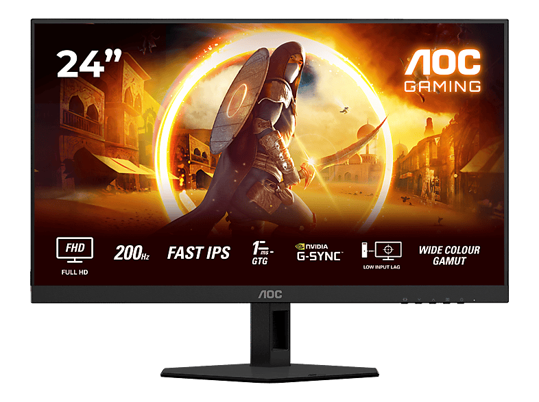 AOC 24G4HRE 23.8 Full-HD Gaming Monitor (1 ms Reaktionszeit, 200 Hz)