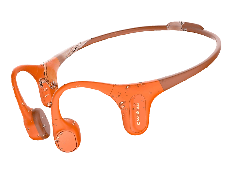 MOJAWA Run Plus, Open-ear Bone Conduction Kopfhörer Bluetooth Orange
