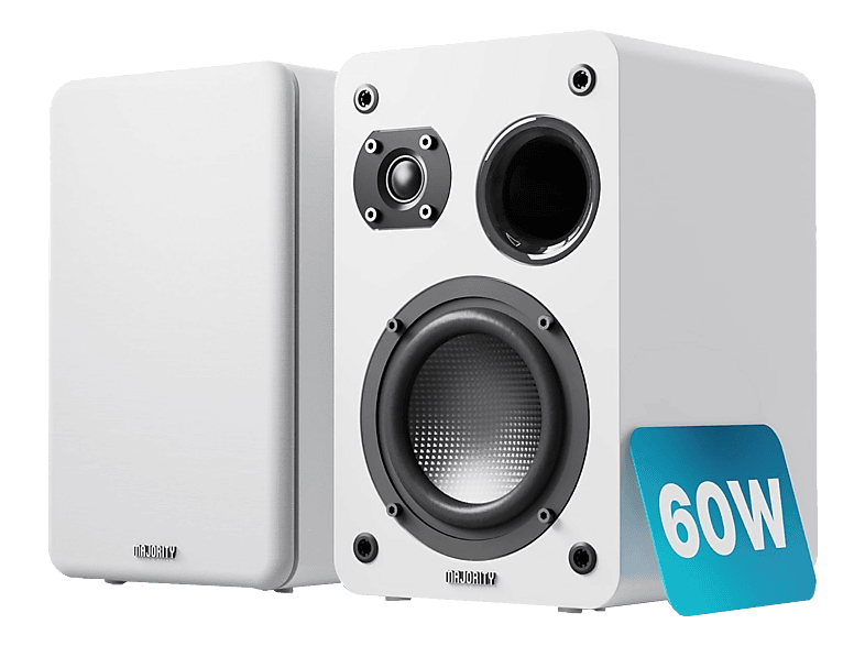 MAJORITY D70X Passiv Regallautsprecher (Passiv, Weiss)