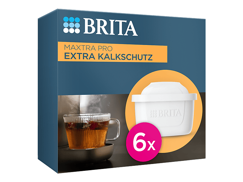 Brita Maxtra Pro Extra Kalkschutz Wasserfilter 6 Stk. – weiss