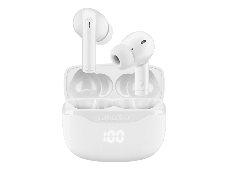 CELLULARLINE Key, In-ear True Wireless Kopfhörer Bluetooth Weiss