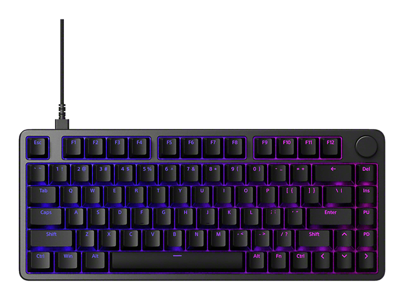 SONY INZONE KBD-H75 (US-Englisches Layout) , Gaming-Tastatur, Kabelgebunden, Schwarz
