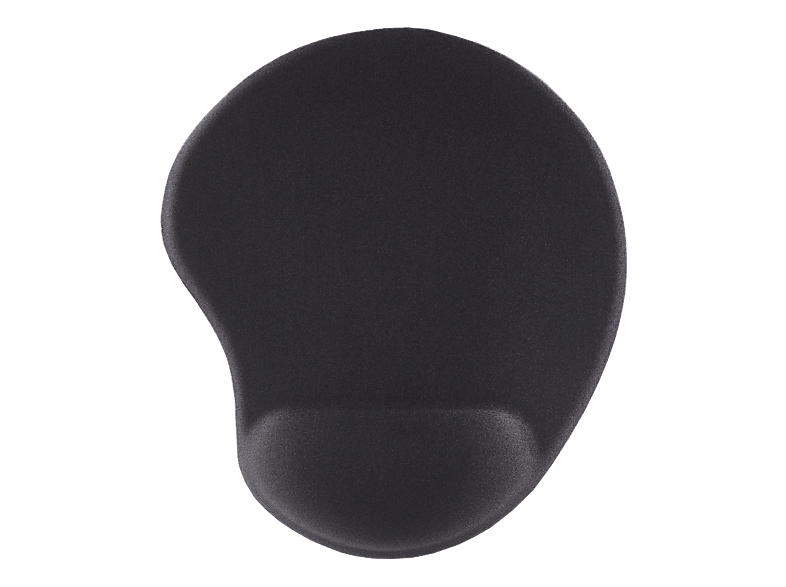 hama 00126855 Mauspad Ergo Mini, Schwarz
