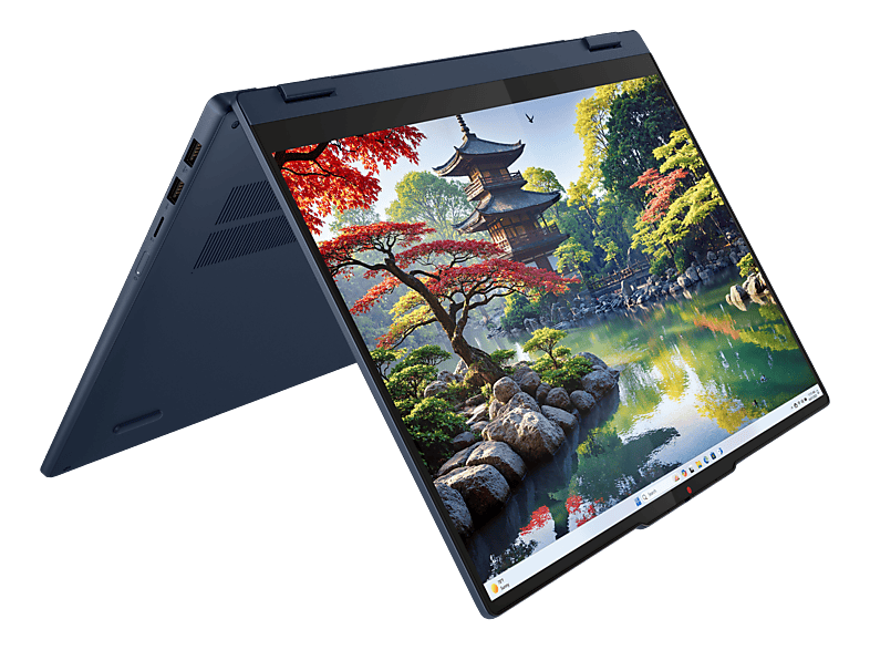 LENOVO-IDEA IdeaPad 5 16IAL10, Convertible 2 in 1 Laptop, mit 16 Display Touchscreen, Intel® Core? Ultra 225U Prozessor (12 MB Cache, bis zu 4.80 GHz), GB RAM, TB SSD, Onboard Graphics, Cosmic Blue, Windows 11 Home