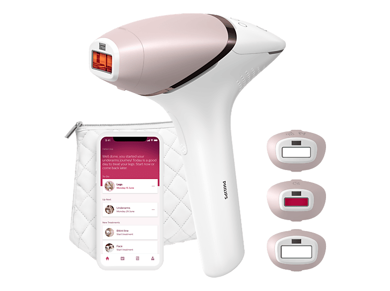 Philips Lumea IPL 9000 Series BRI955/01 Haarentfernung IPL – IPL Gerät/IPL Haarentfernung – weiss / roségold