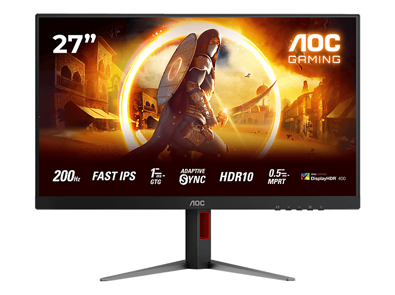 AOC 27G4HA 27 Full-HD Gaming Monitor (1 ms Reaktionszeit, 200 Hz)